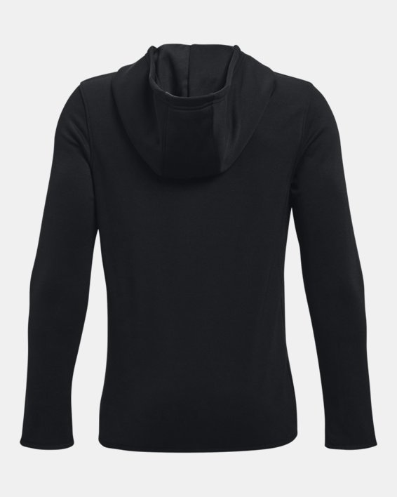 Boys' Armour Fleece® Full-Zip Hoodie, Black, pdpMainDesktop image number 1